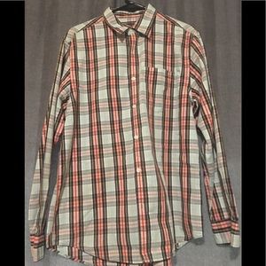 Plaid long sleeve shirt